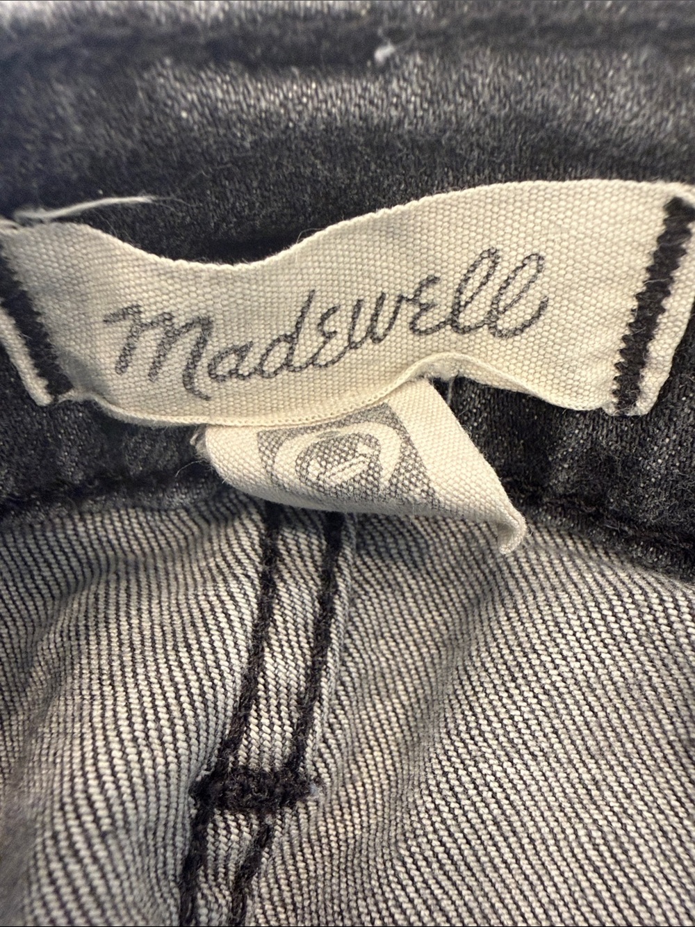 Madewell Black Vintage Crop Jeans
